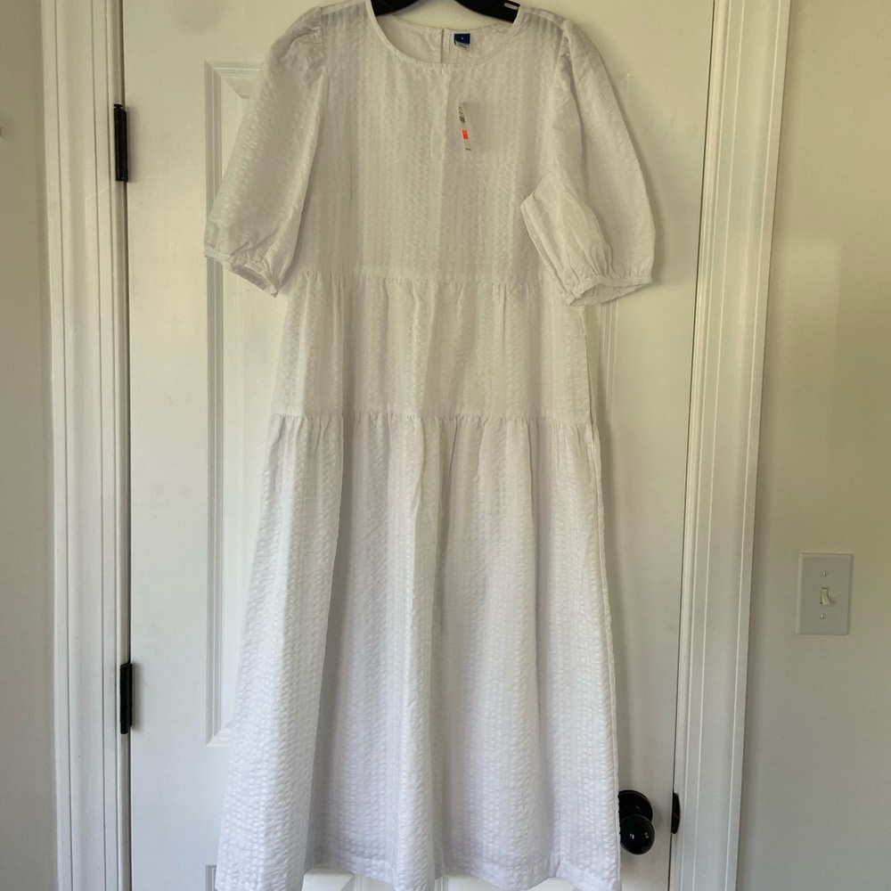 Old Navy Tiered Midi Swing Dress